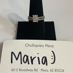 10k WG Engagement Ring #107795-1 MGC 