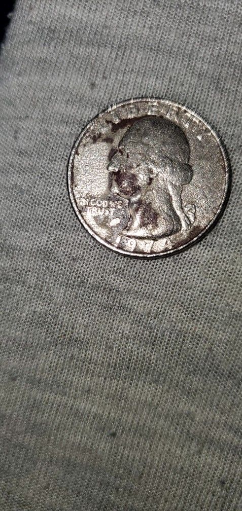 Washington Quarter Struck Over Lincoln Cent Planchet.."RARE" !