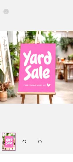 But It While You Can! Yard Sale This Weekend!!