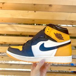 Jordan 1 High Taxi Yellow Toe Size 12