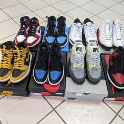 Air Jordans (Different Sizes)