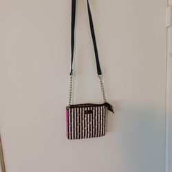 LUV Betsey Johnson Crossbody Purse Quilted.