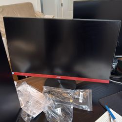 AOC G2490VX 24" Class Frameless Gaming Monitor, FHD 1920x1080, 1ms 144Hz, FreeSync Premium, 126% sRGB / 93% DCI-P3, 3Yr Re-Spawned Zero Dead Pixels, B