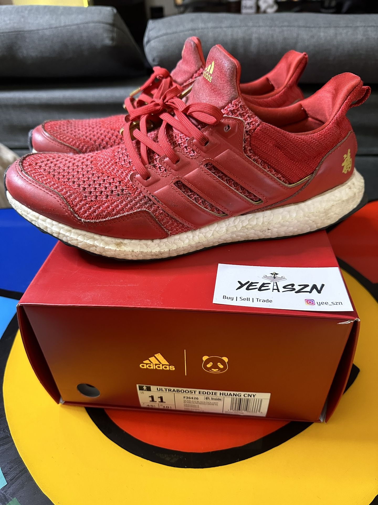 Adidas Ultra Boost Size 11 Chinese New Year Used
