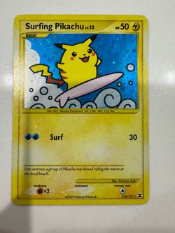 Surfing Pikachu 114/111 Rising Rivals