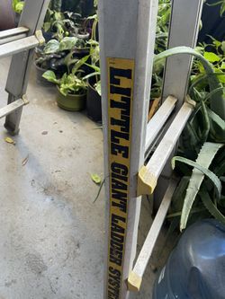 little giant foldable ladder 13ft/ $80