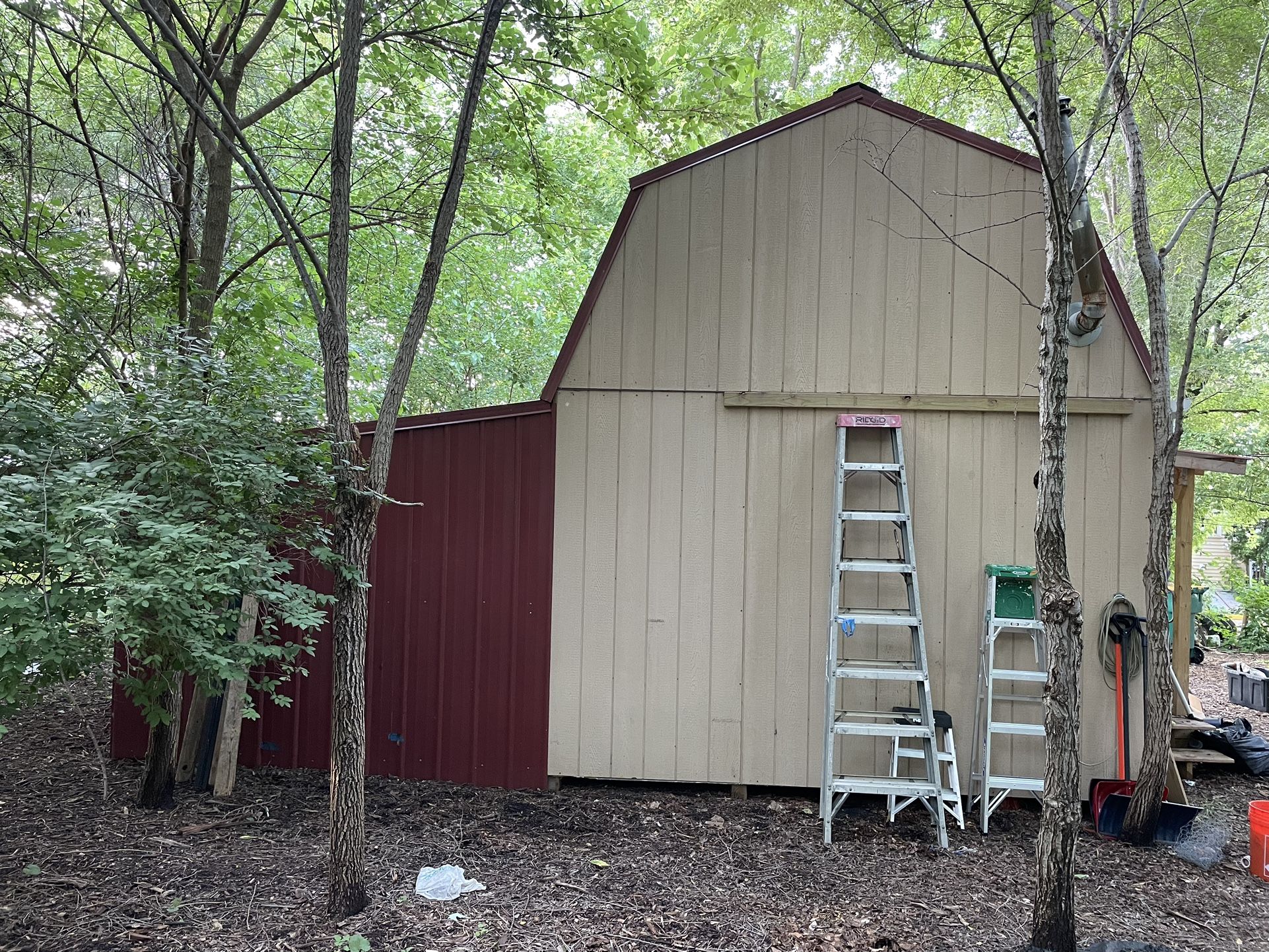 Disamattled Custom Built Shed 12x20