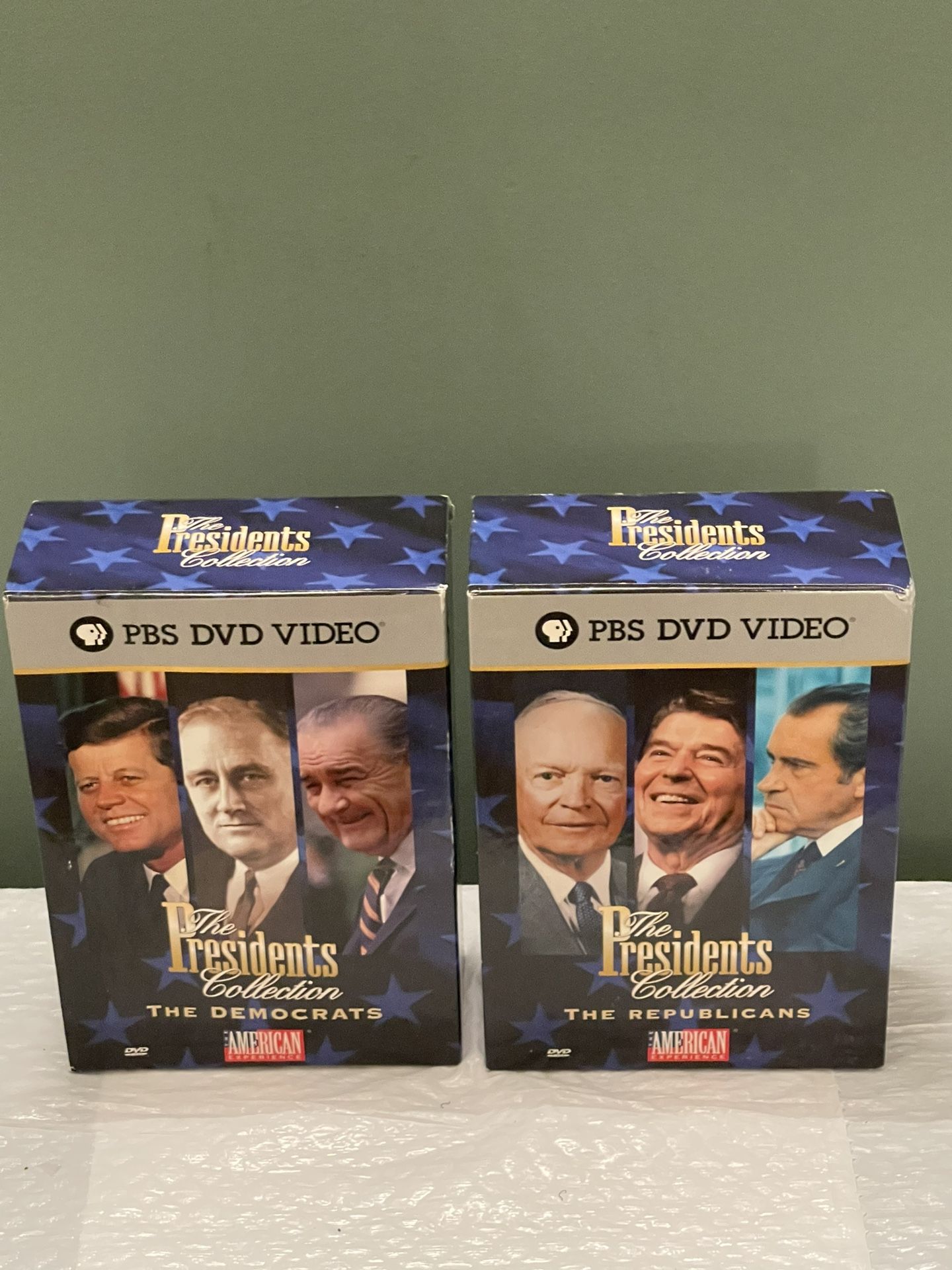 The PRESIDENTS COLLECTION - PBS DVD VIDEO - posted price per set is firm.