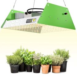 SUNSHINE FARMRE 1000W Grow Light Reflector Budget LED for 2x2ft Grow Sunlike Spectrum IR Grow Lights for Indoor Plants Greenhouse Gardening Growing Li