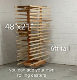 Can Deliver 6ft Art frame paintings organization storage rack Painting drying rack