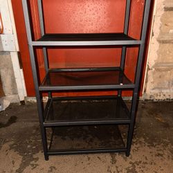 $45
Sturdy metal frame with wooden top and mesh shelves.pickup only and cash