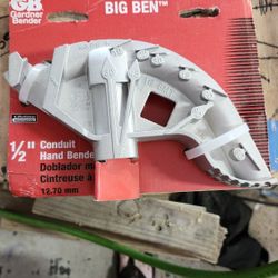 Gardner Bender Big Ben 1/2" Conduit Hand Bender