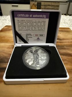 Light Of Christ Pure .999 Silver 1 Oz Coin - # 288 Of The 1000 Minted 