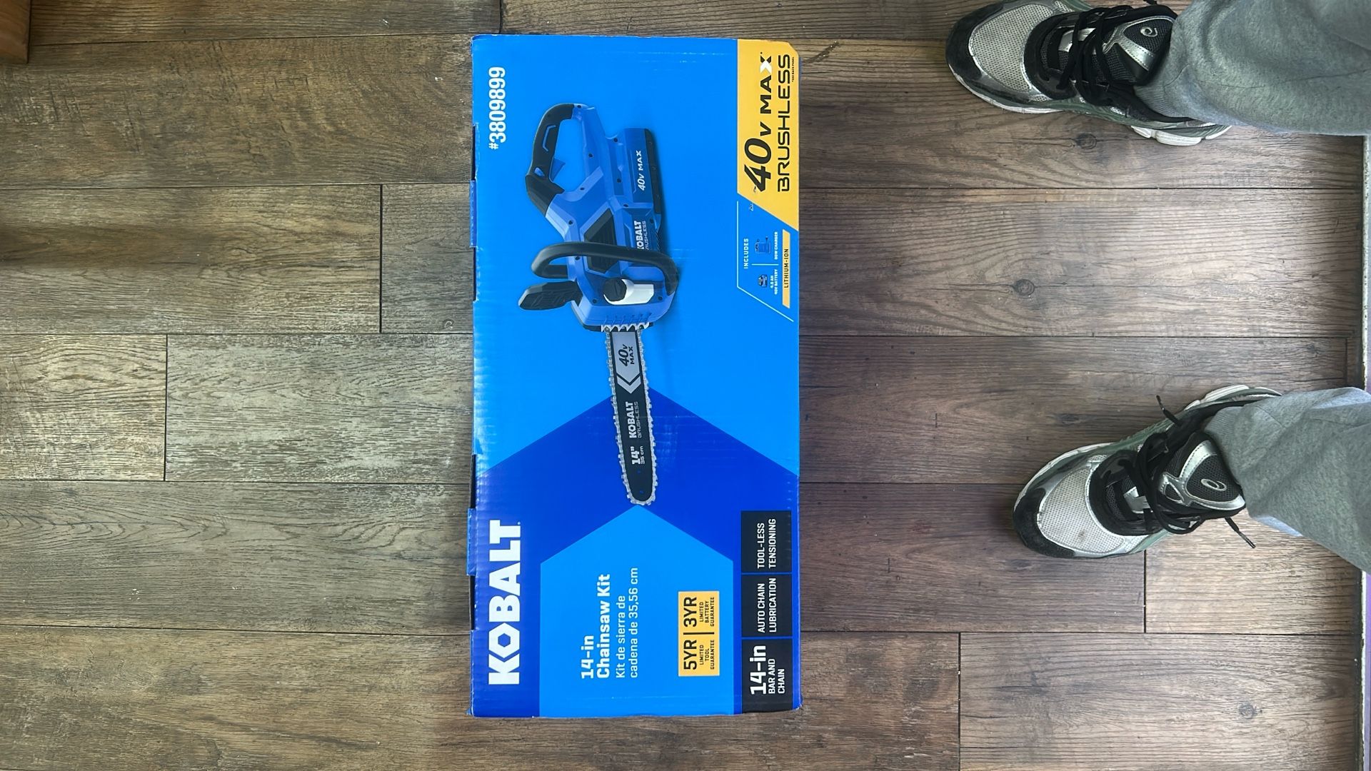 Kobalt Gen4 40-volt 14-in Battery 4.0 Ah Chainsaw