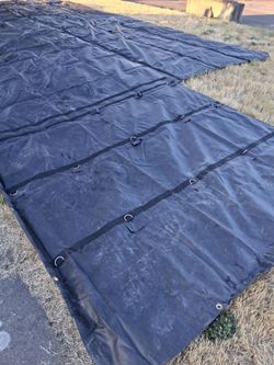 US Cargo Control 24' x 28' Lightweight Lumber Tarp | 8' Drop & Flap