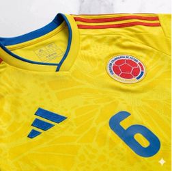 Camiseta de Colombia versión Fan con dorsal