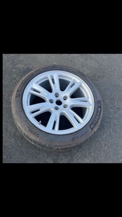 1 X 245/45zr19 5x120 5x4.72 Stock Tesla Model S Bmw Chevy Camaro Wheel Rim Tire!!!!!!!!!!!!!!!!