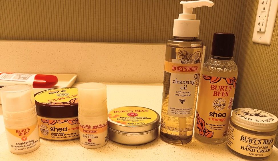 Brand New BURTS BEES Face And Body Creams