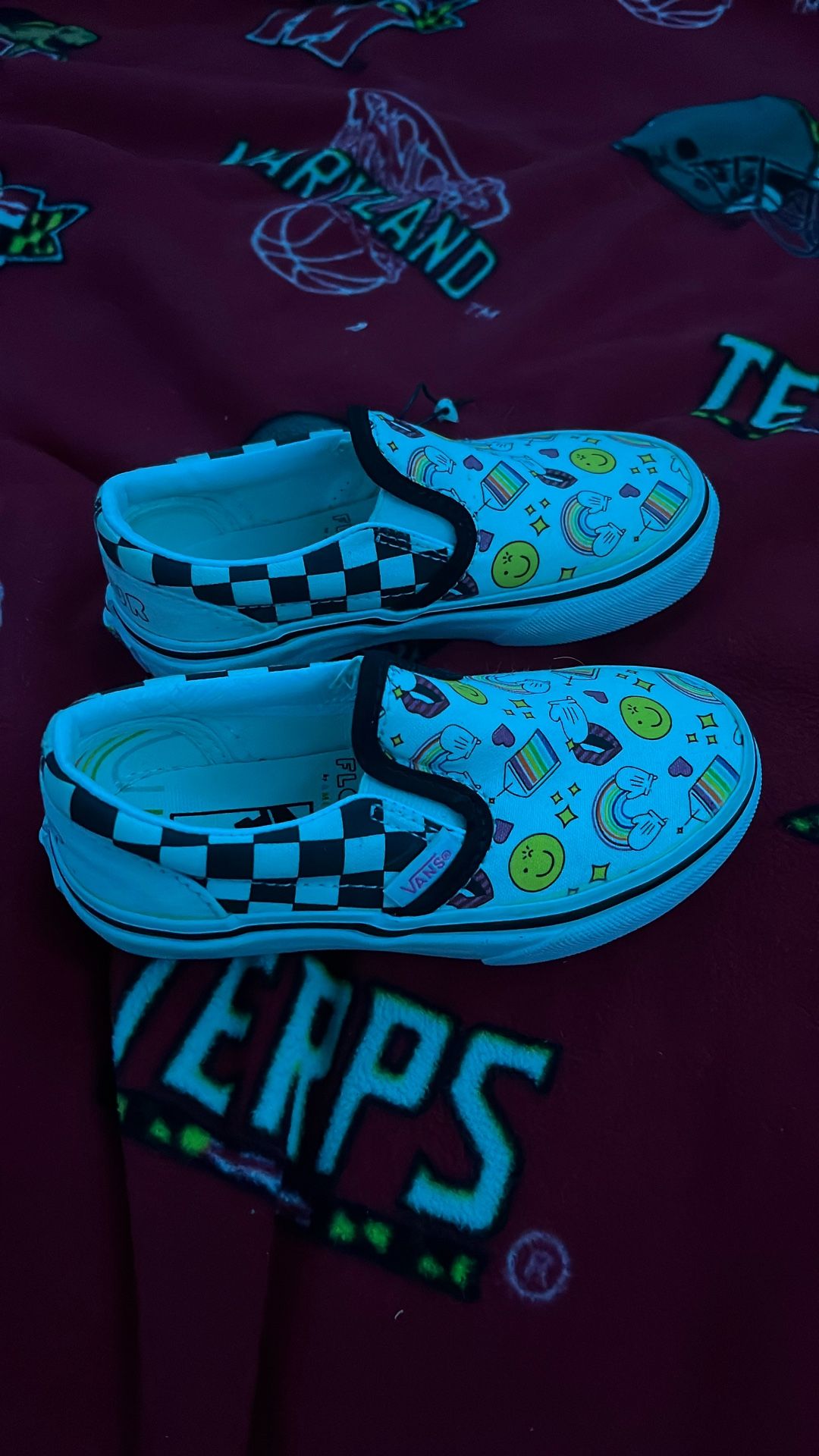 VANS SLIP ON KIDS SHOE 10.5 Never Used