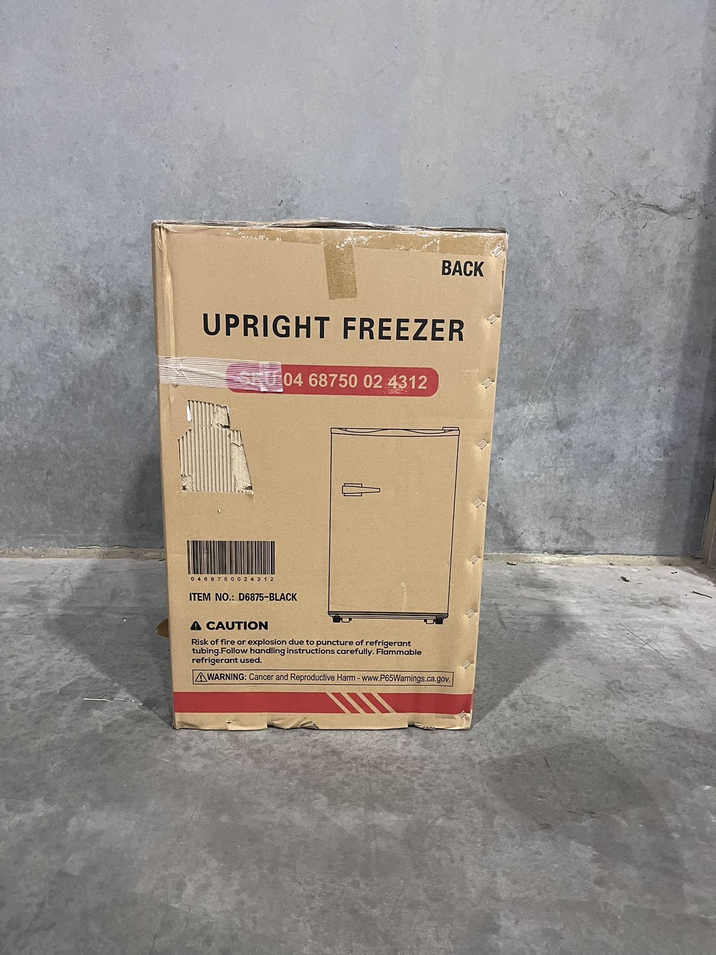 2.3 Cu Ft Upright Freezer