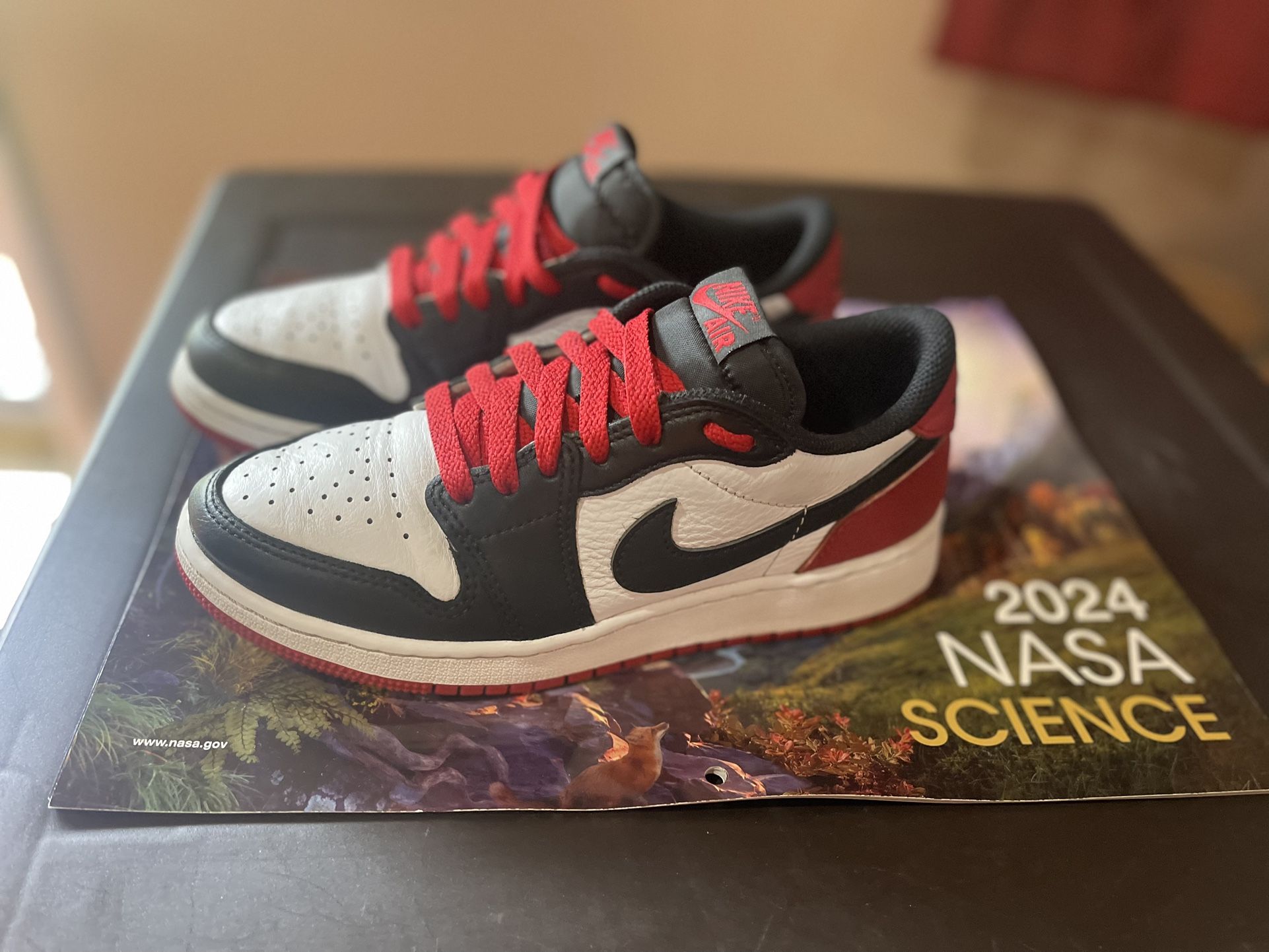 Air Jordan 1 Retro Low OG GS “Black Toe”