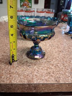 Vintage Indiana glass candy dish.