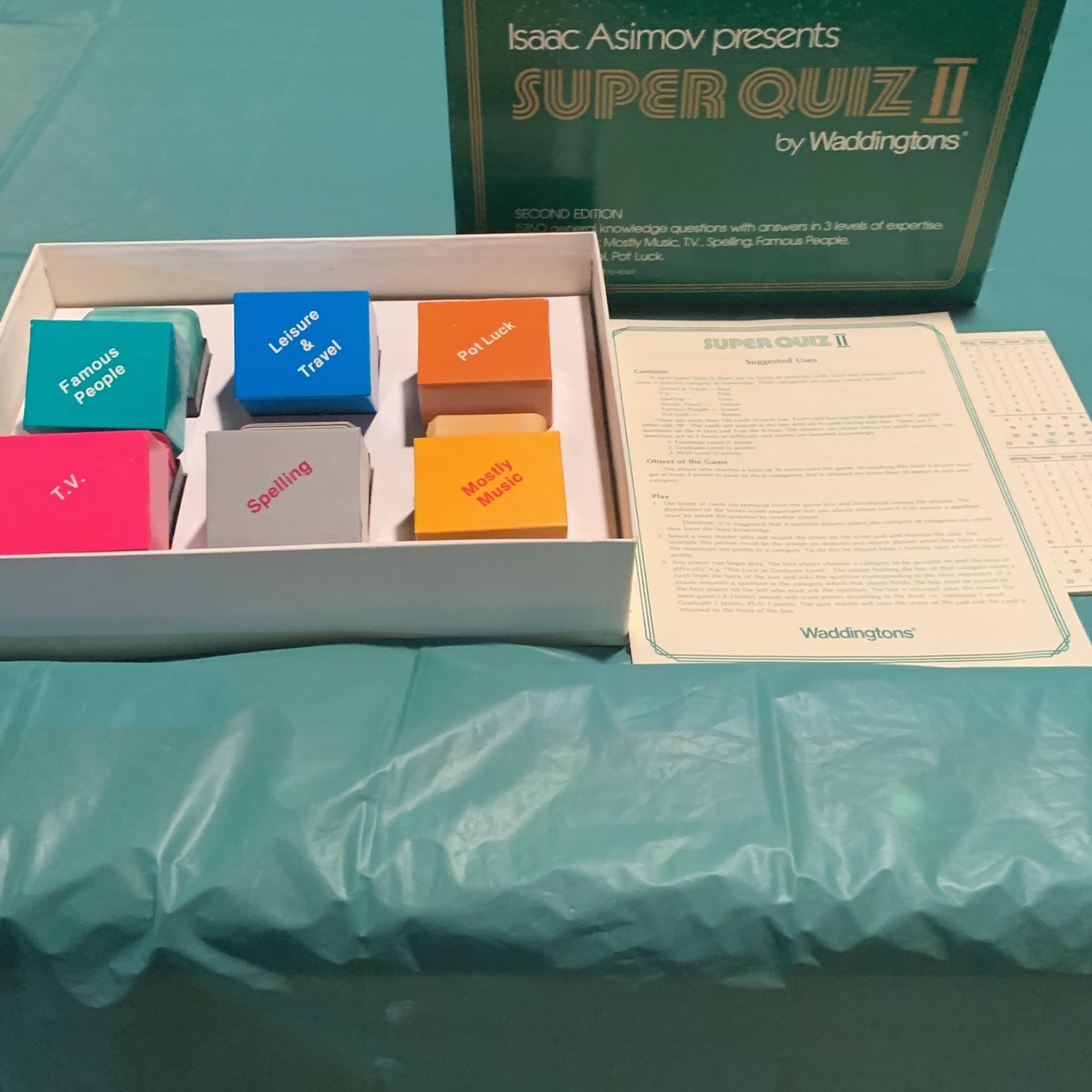 Vintage Trivia Game