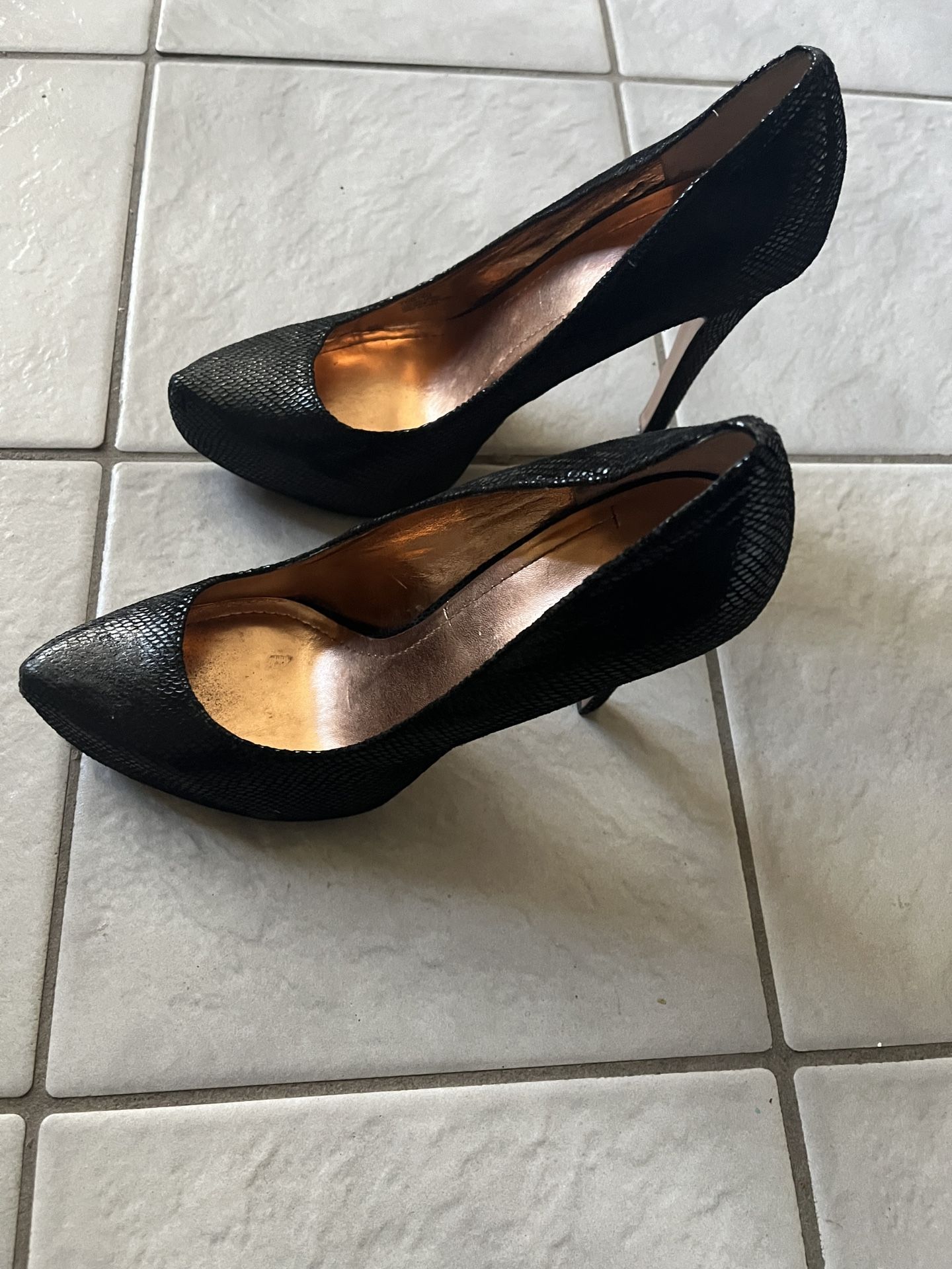 BCBGeneration Black High Heels size 10B