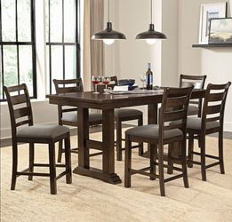 Adams 7-Piece Counter Height Dining Set