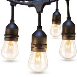 New 48 FT Outdoor String Lights 