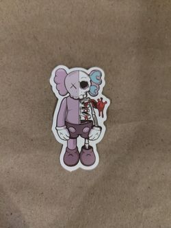 KAWS Companion Skull Sticker