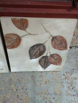 3 hanging pcs of artwork