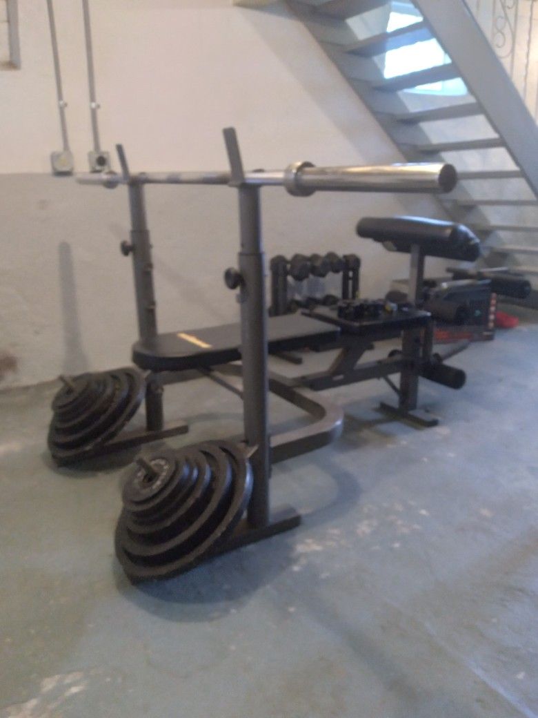 Olympic Bar And Plates