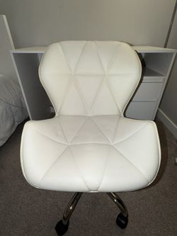 White Desk Chair 
