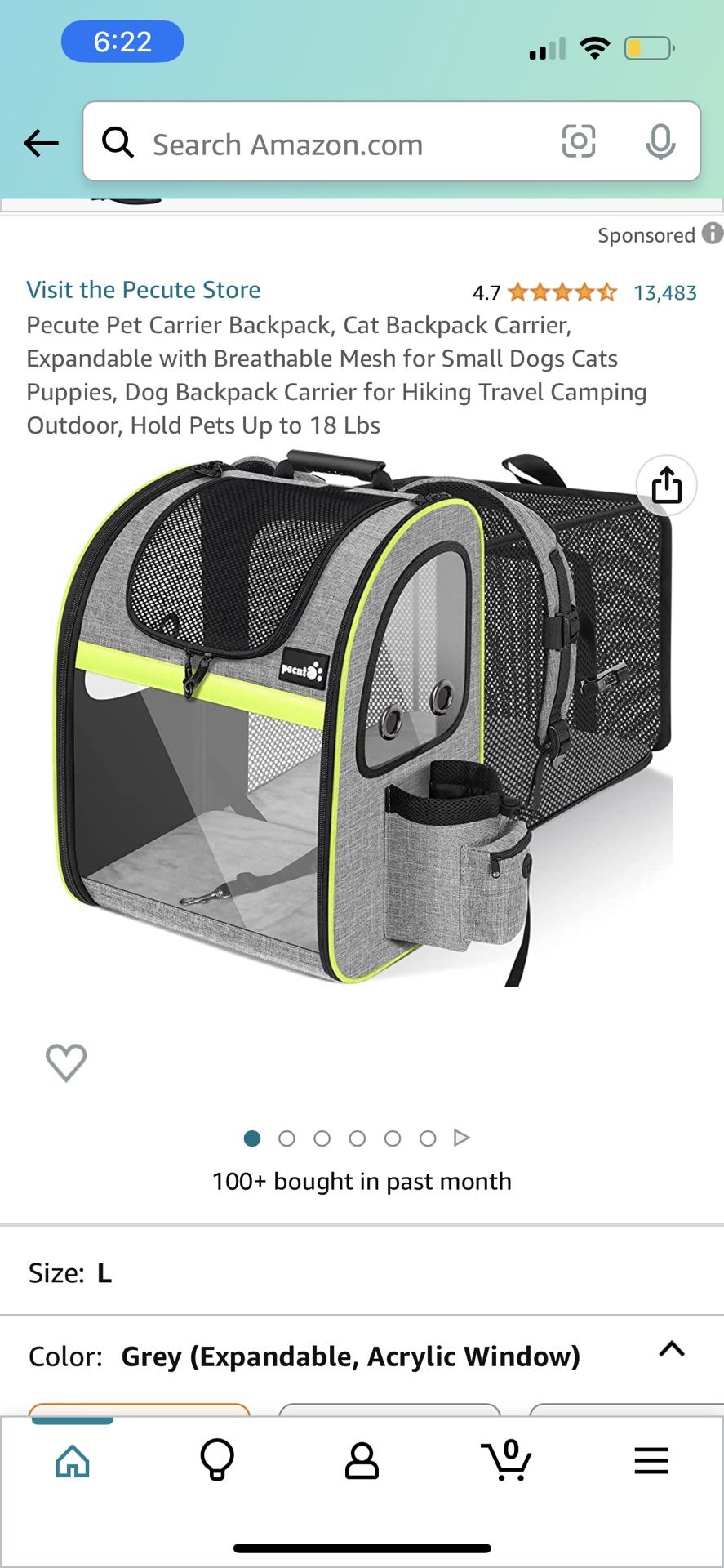 Pet Carrier Backpack