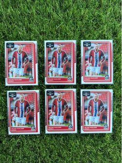 2025-26 Donruss FIFA Road To World Cup Lot (6) Haaland optic cards