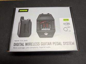 Shure GLX-D16+ Guitar Pedal System (SEALED) NEW in box UNOPENED GLXD16+ PLUS