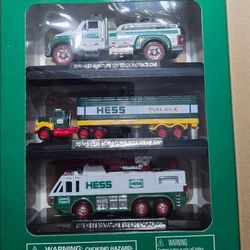 4 Sets Of Hess Trucks, All New In The box