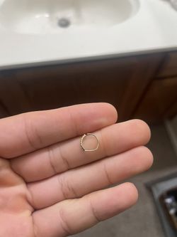 Diamond nose Ring
