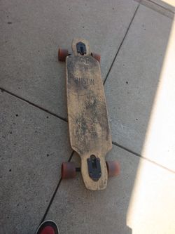 Bustin bamboo longboard