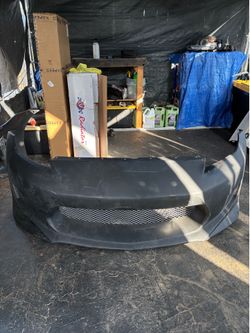 AMS VIS FIBERGLASS FRONT BUMPER FOR 370Z
