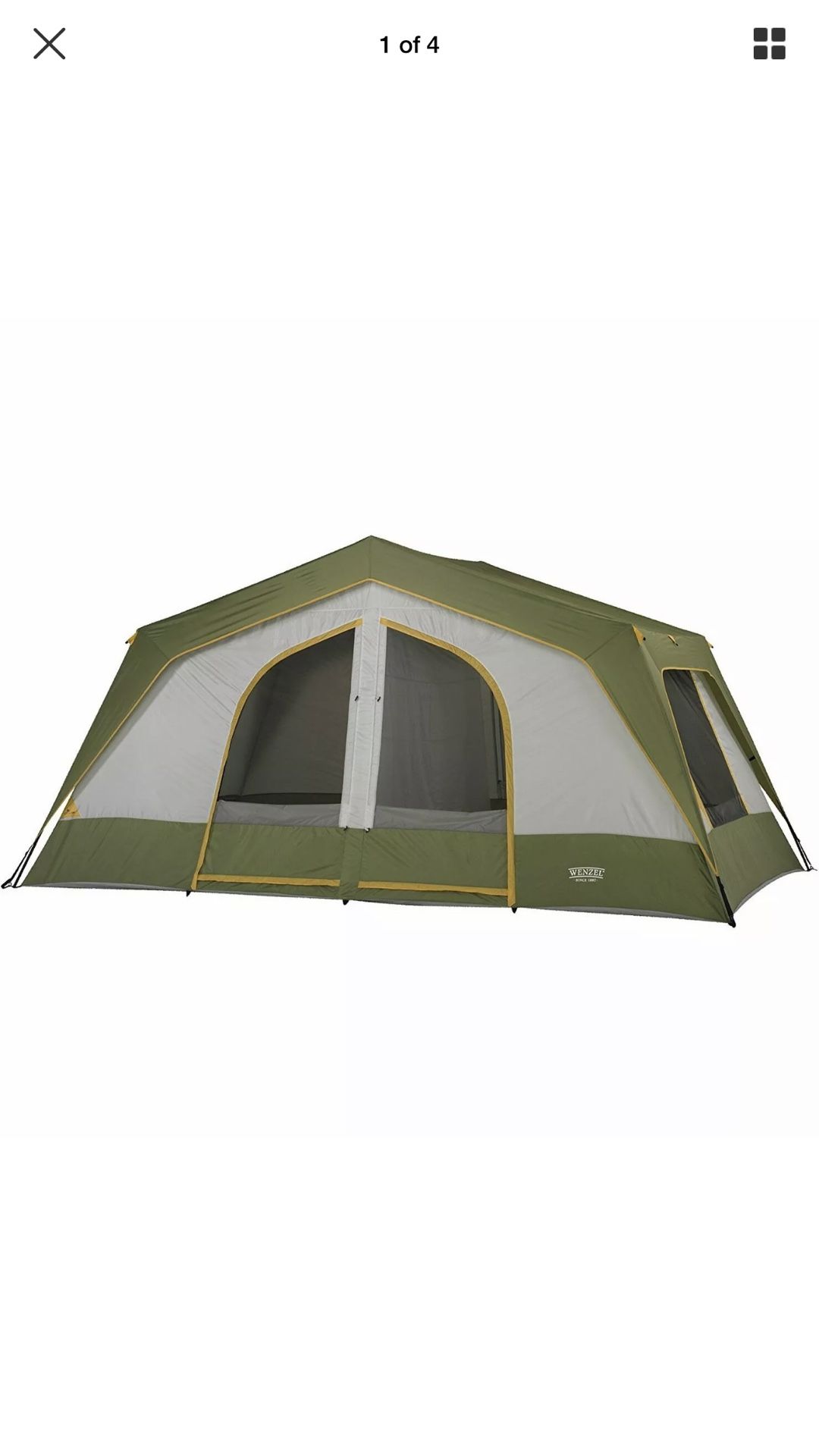 Wenzel Vacation Lodge 7 Person Family Tent Green like new