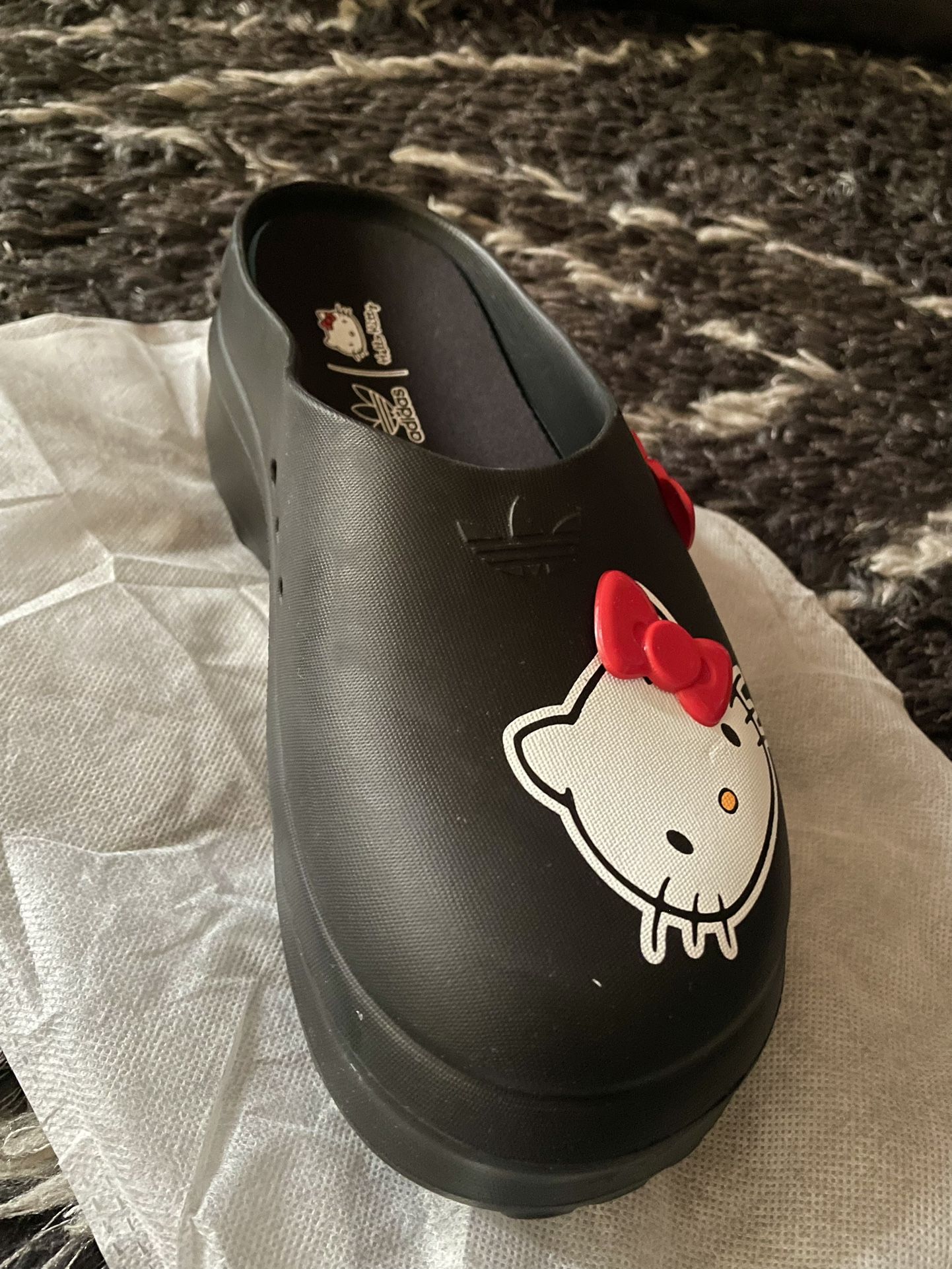 Hello Kitty Adiform Black Mule