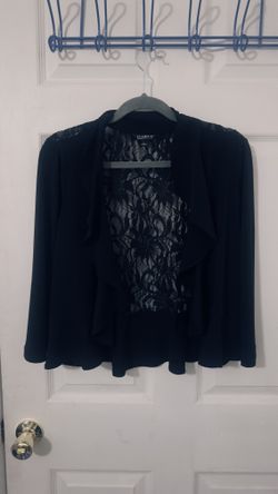 Glamour, lace, and ruffle jacket