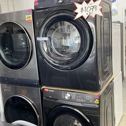 Samsung set washer 4.5 cu ft and dryer 7 cu Ft