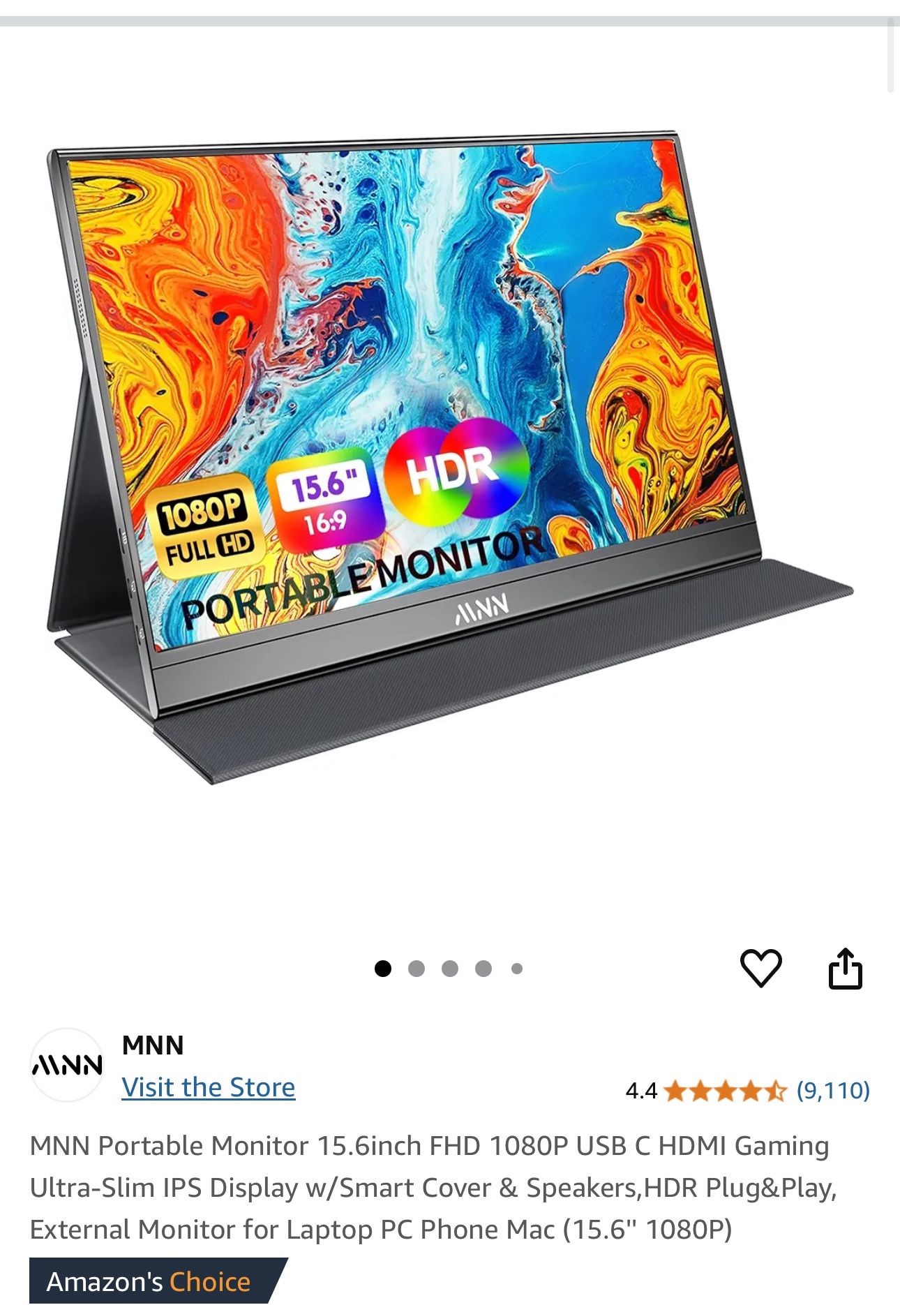 Portable Monitor 15.6”