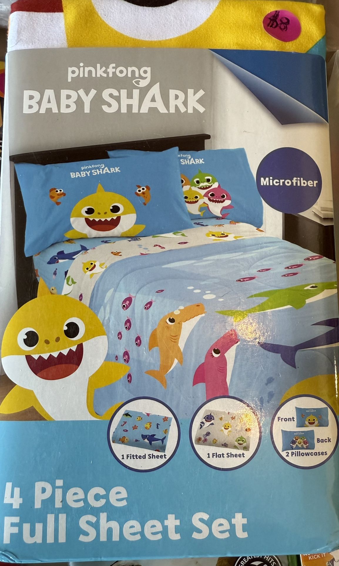Baby Shark Full Bedding