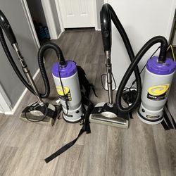Two Pro Team Super Quarter Vac Hepa Commercial Backpack, Vacuum Cleaners