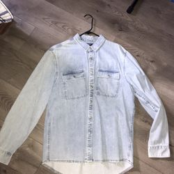 Denim Blue Button Up
