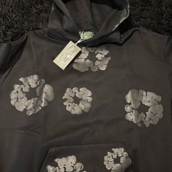 Black On Black Denim Tears Hoodie